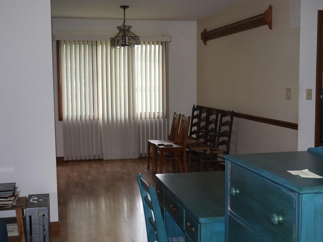 1605 Sharon Rd, Streator, IL 61364 - dining room featuring wood finished floors