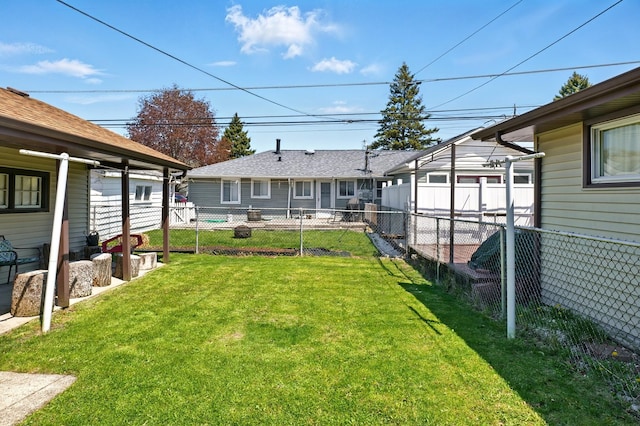 8801 S Kilbourn Ave, Hometown, IL 60456 - view of yard with a fenced backyard