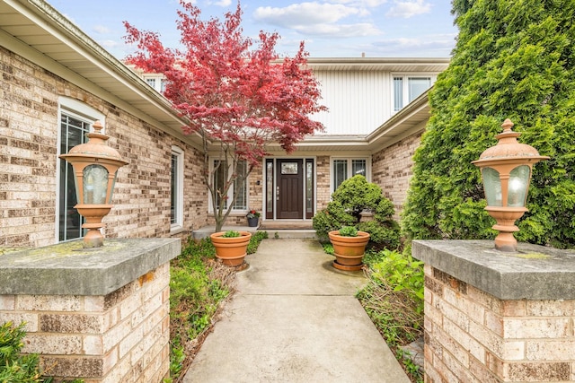 3130 Kayjay Dr, Northbrook, IL 60062 - entrance to property with brick siding