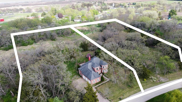 3664 E 2619th Rd, Sheridan, IL 60551 - view of subject property with property parcel outlined