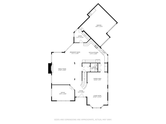117 Iroquois Dr, Clarendon Hills, IL 60514 - floor plan / room layout