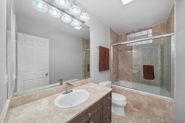 2515 W Harrison St Unit 1, Chicago, IL 60612 - full bath featuring vanity, tiled shower / bath, and toilet