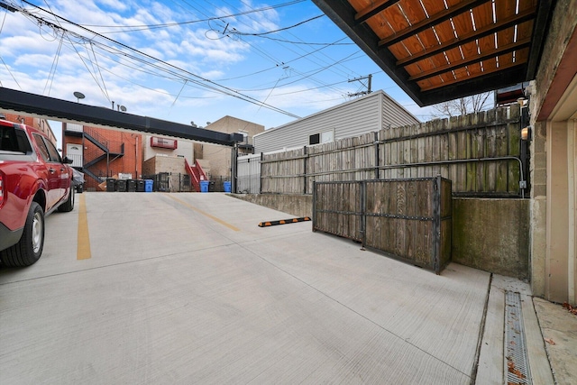 2515 W Harrison St Unit 1, Chicago, IL 60612 - view of patio / terrace with fence