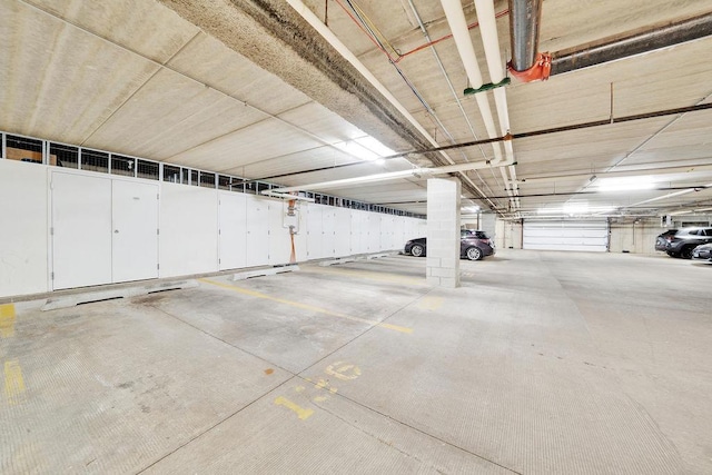 view of parking deck