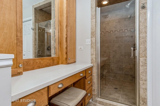 6S475 Sussex Rd, Naperville, IL 60540 - full bathroom featuring a shower stall and vanity