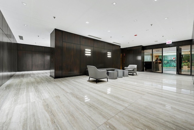 view of community lobby
