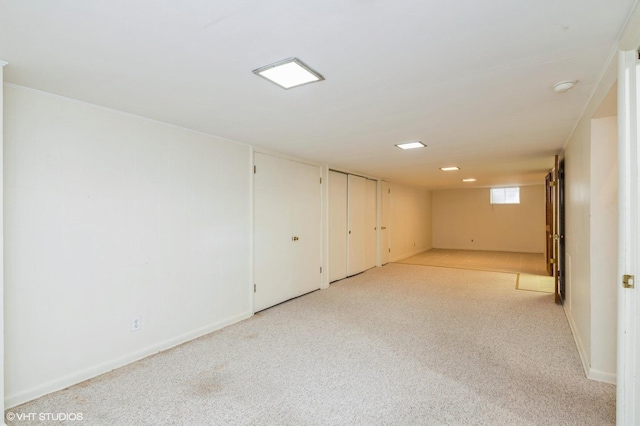 1008 N Vail Ave, Arlington Heights, IL 60004 - empty room with light colored carpet, a smoke detector, and baseboards
