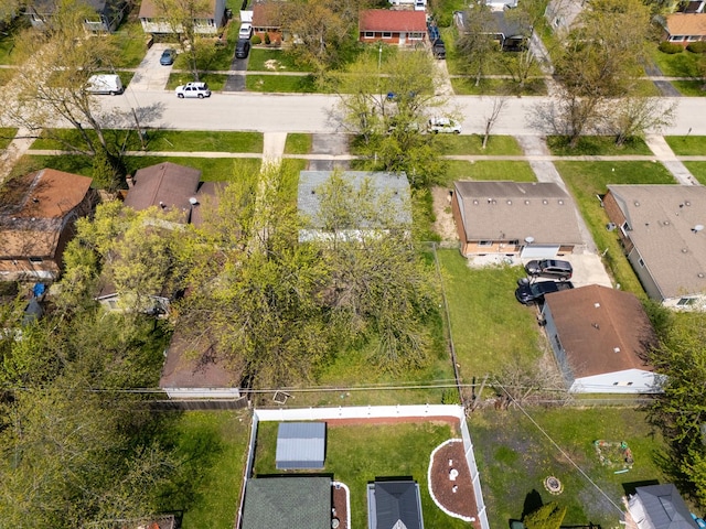 drone / aerial view featuring a residential view