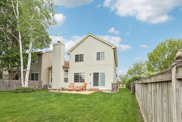 1011 Blackburn Dr, Grayslake, IL 60030 - rear view of property featuring a patio area and central AC unit