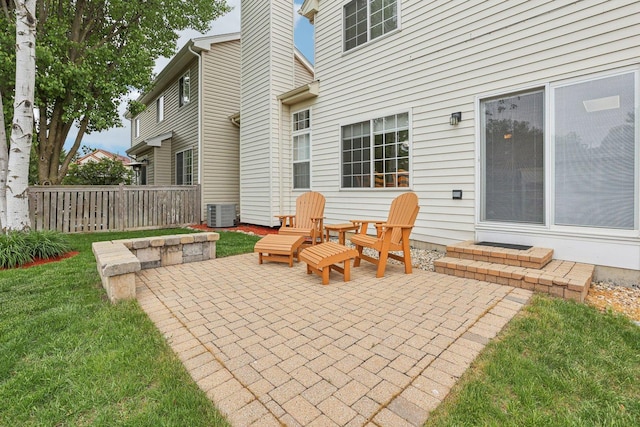 1011 Blackburn Dr, Grayslake, IL 60030 - view of patio with central air condition unit
