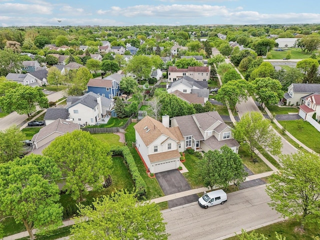 1011 Blackburn Dr, Grayslake, IL 60030 - aerial perspective of suburban area