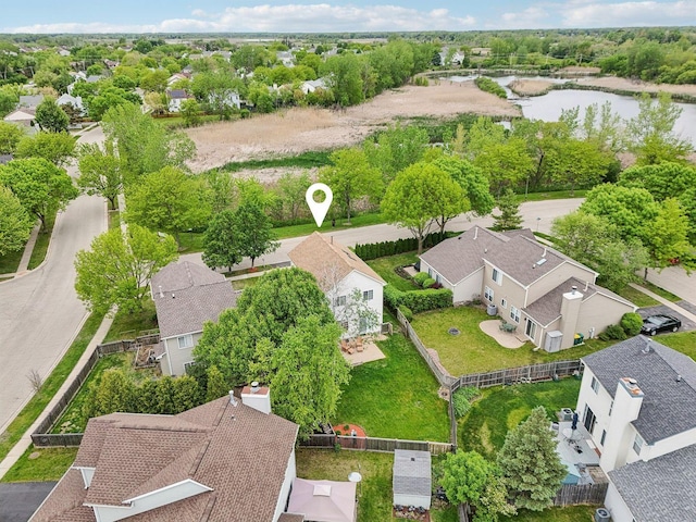 1011 Blackburn Dr, Grayslake, IL 60030 - aerial view of residential area featuring a nearby body of water