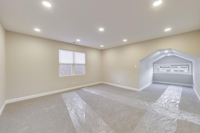 7955 S Paxton Ave, Chicago, IL 60617 - carpeted spare room with recessed lighting and baseboards