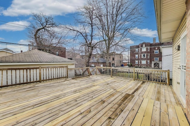 7955 S Paxton Ave, Chicago, IL 60617 - deck featuring a residential view