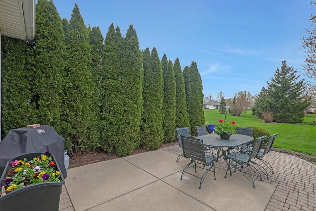 12951 Bull Ridge Dr, Huntley, IL 60142 - view of patio with outdoor dining space
