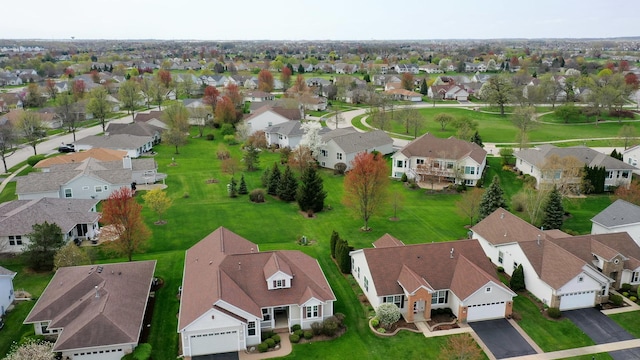 12951 Bull Ridge Dr, Huntley, IL 60142 - bird's eye view featuring a residential view
