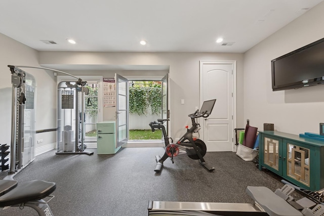 1924 N Wolcott Ave, Chicago, IL 60622 - workout room featuring recessed lighting and baseboards