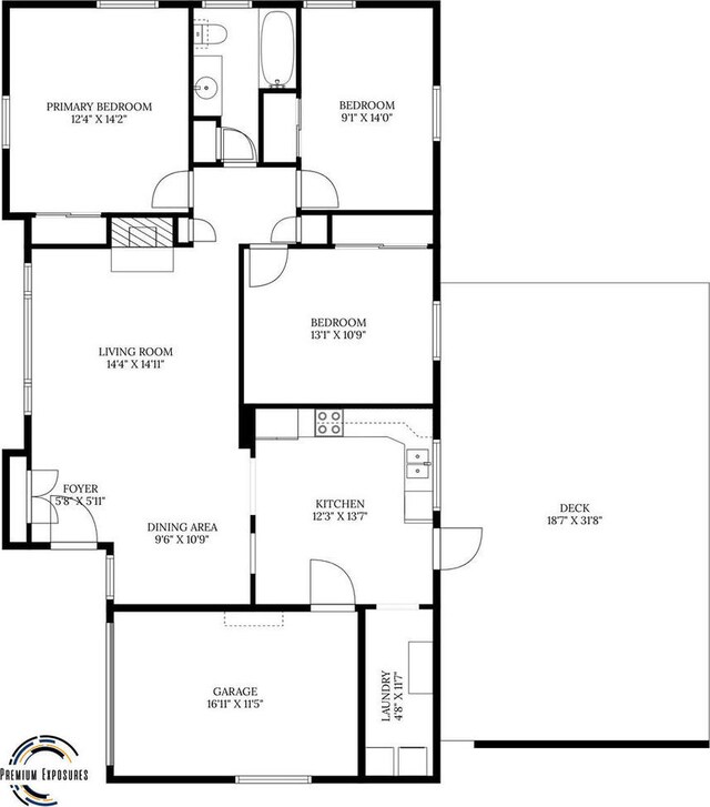 503 E Cedar Ln, Monticello, IL 61856 - property floor plan