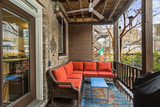 900 W Lakeside Pl Unit 2, Chicago, IL 60640 - exterior space with outdoor lounge area