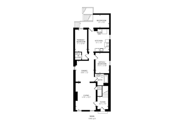 2437 W Taylor St, Chicago, IL 60612 - view of room layout