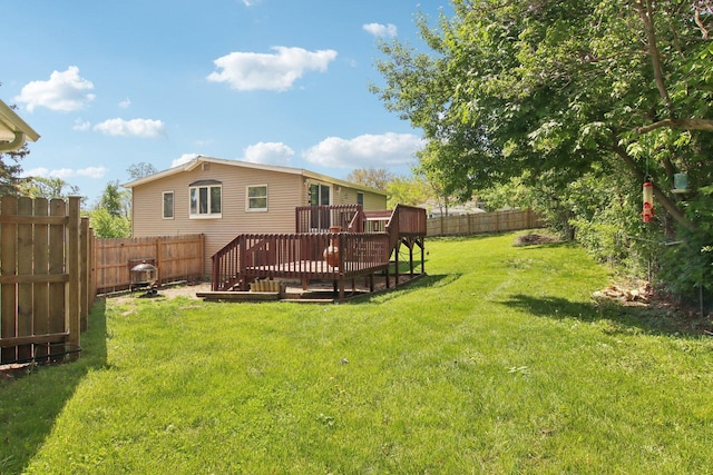 38622 N Drexel Blvd, Antioch, IL 60002 - rear view of house with a wooden deck