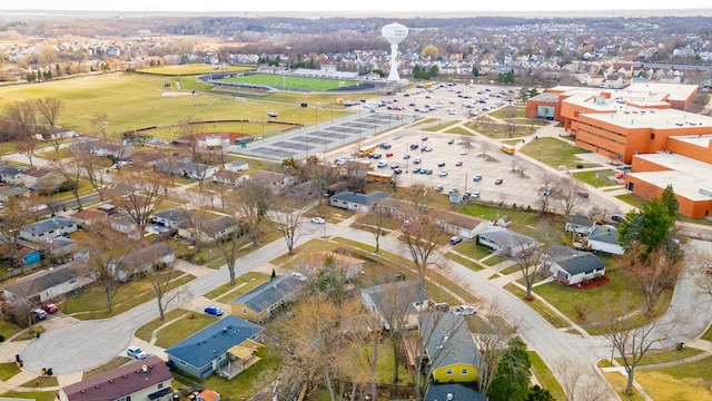birds eye view of property featuring a residential view