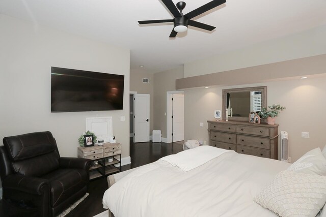 67 Katrina Ln, Sleepy Hollow, IL 60118 - bedroom featuring wood finished floors and ceiling fan