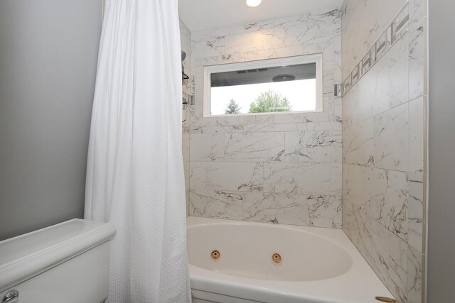 67 Katrina Ln, Sleepy Hollow, IL 60118 - bathroom with toilet and a combined bath / shower with jetted tub