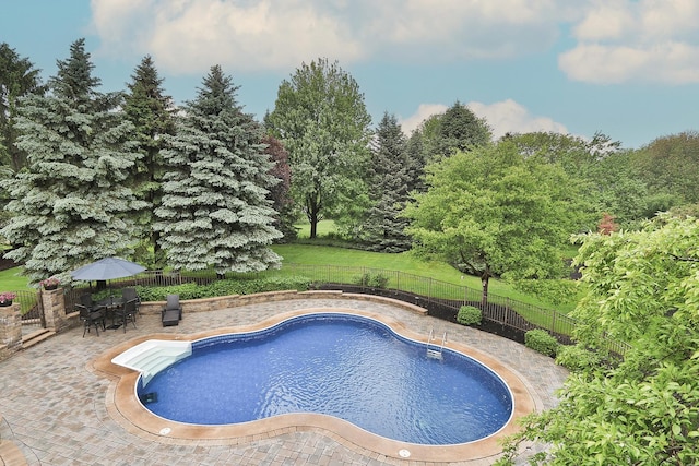 67 Katrina Ln, Sleepy Hollow, IL 60118 - view of pool with a fenced backyard and a patio area
