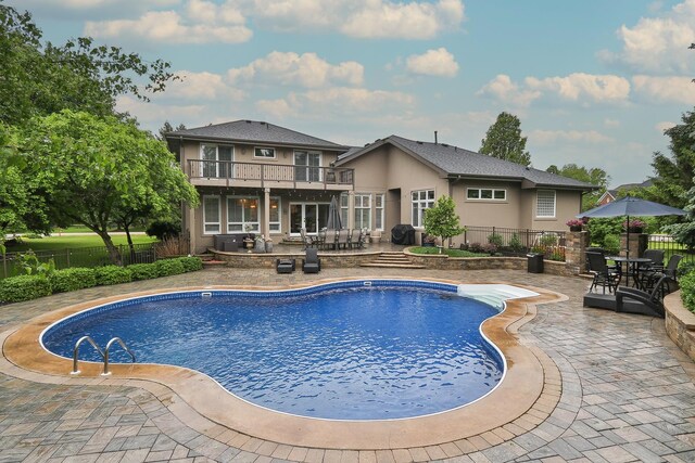67 Katrina Ln, Sleepy Hollow, IL 60118 - view of swimming pool featuring a patio area and outdoor dining space