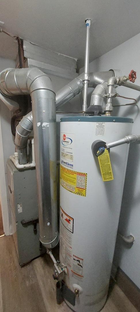 utilities featuring water heater