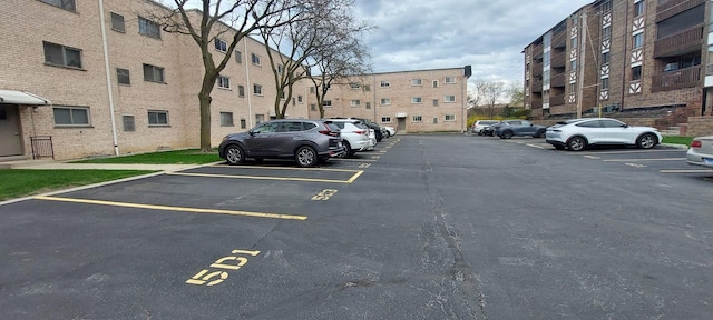 view of uncovered parking lot