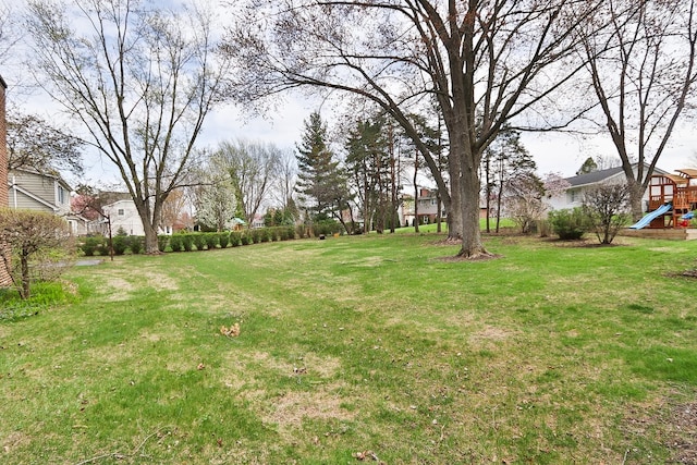 202 Heath Ct, Barrington, IL 60010 - view of yard with a playground