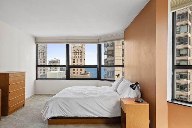 400 E Ohio St Unit 3203, Chicago, IL 60611 - bedroom featuring carpet floors, a city view, and multiple windows