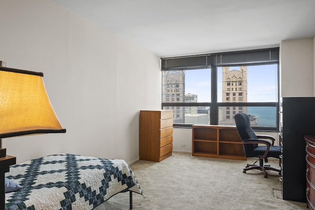 400 E Ohio St Unit 3203, Chicago, IL 60611 - carpeted bedroom featuring a view of city