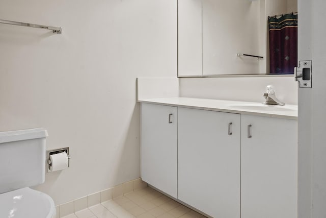 400 E Ohio St Unit 3203, Chicago, IL 60611 - full bath featuring vanity, tile patterned flooring, and toilet