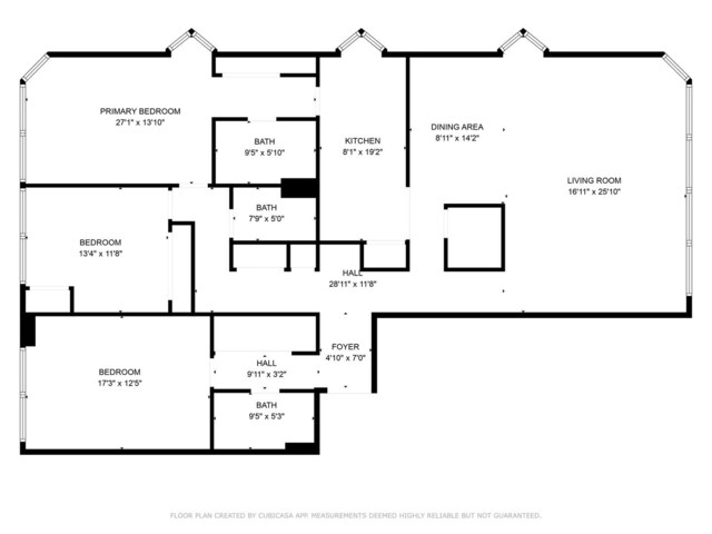 400 E Ohio St Unit 3203, Chicago, IL 60611 - floor plan