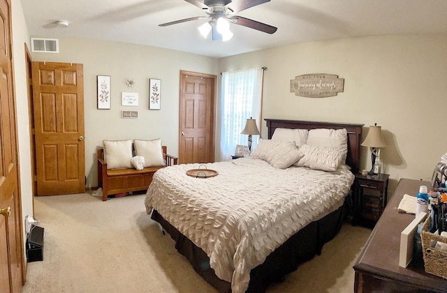 753 Golden Prairie Dr, Davis Junction, IL 61020 - carpeted bedroom with a ceiling fan