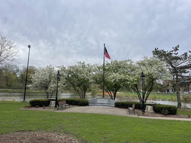 519 N Main St Unit 4Bn, Glen Ellyn, IL 60137 - surrounding community with a yard and a water view