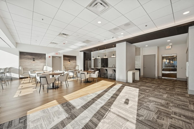 lobby with visible vents
