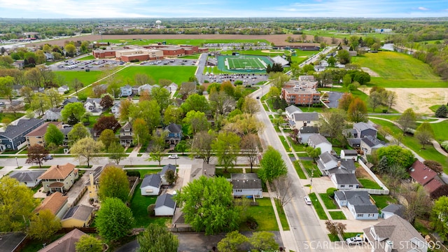 birds eye view of property featuring a residential view