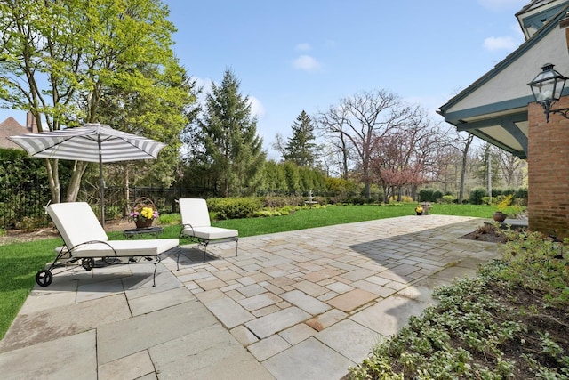 view of patio