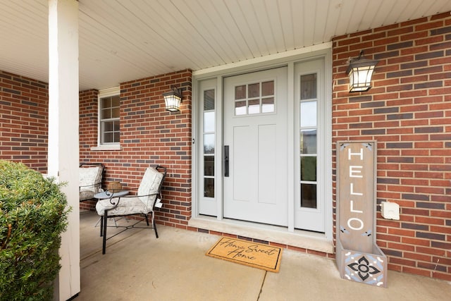 2739 Genoa Dr, New Lenox, IL 60451 - entrance to property with a porch and brick siding