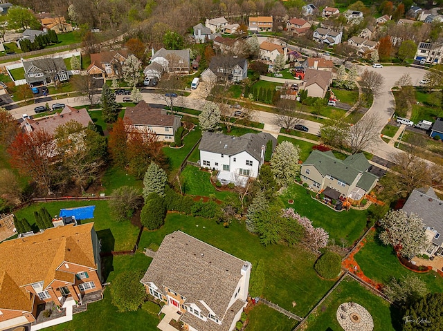 849 Brompton Cir, Bolingbrook, IL 60440 - aerial view of property and surrounding area with nearby suburban area