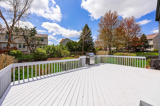 849 Brompton Cir, Bolingbrook, IL 60440 - wooden deck featuring area for grilling