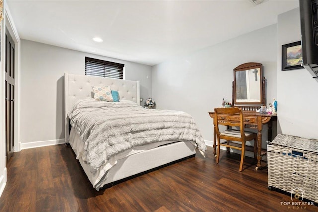 309 E Elm St, Villa Park, IL 60181 - bedroom featuring baseboards, recessed lighting, and wood finished floors