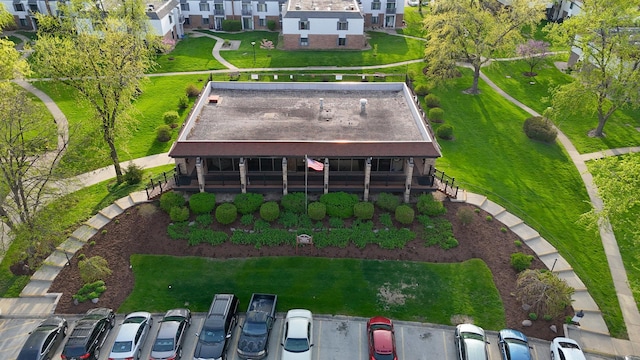 7330 Fairview Ave Unit 104, Downers Grove, IL 60516 - drone / aerial view