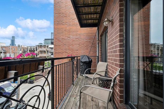 521 N Racine Ave Unit 3, Chicago, IL 60642 - balcony with a city view