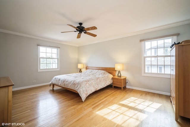 3935 Russett Ln, Northbrook, IL 60062 - bedroom featuring baseboards, wood finished floors, and multiple windows