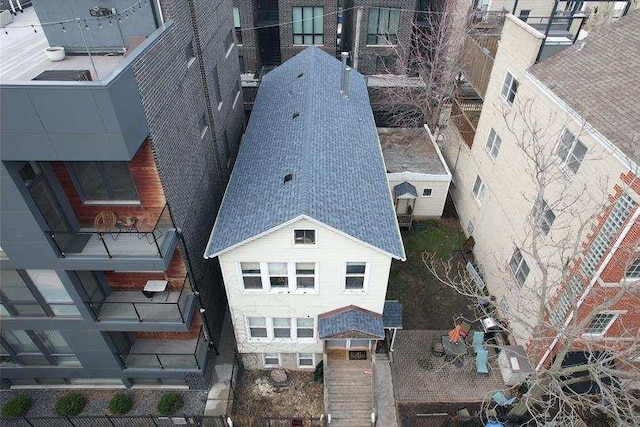 1538 W Fry St, Chicago, IL 60642 - birds eye view of property